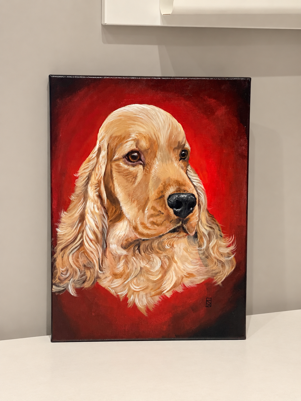 Portret tradițional pe pânză