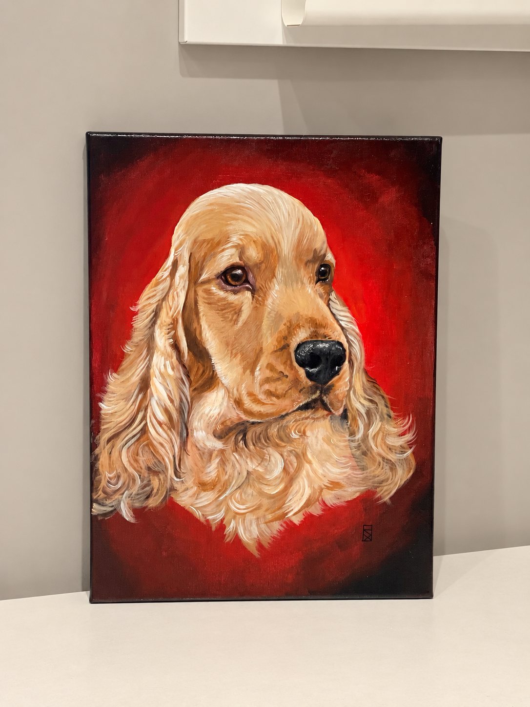 Portret tradițional pe pânză